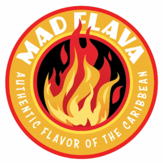 MADFLAVA AUTHENTIC FLAVOR OF THE CARIBBEAN logo