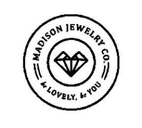 MADISON JEWELRY CO. BE LOVELY, BE YOU logo