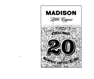 MADISON LITTLE CIGARS EXTRA MILD 20 GENUINE LITTLE CIGARS logo