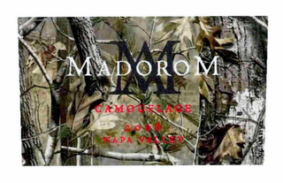 MADOROM AM CAMOUFLAGE 2006 NAPA VALLEY logo