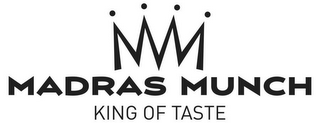 MADRAS MUNCH KING OF TASTE logo