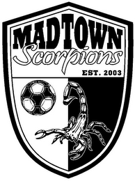 MADTOWN SCORPIONS EST. 2003 logo