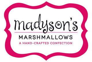 MADYSON'S MARSHMALLOWS A HAND - CRAFTED CONFECTION logo