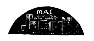 M.A.E. MID-AMERICA ENTERTAINMENT logo