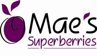 MAE'S SUPERBERRIES logo