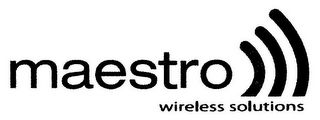MAESTRO WIRELESS SOLUTIONS logo