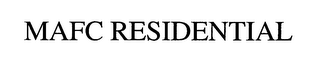 MAFC RESIDENTIAL logo