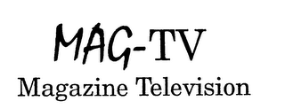 MAG-TV MAGAZINE TELEVISION logo