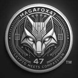 MAGAFOX47 47 CRYPTO MEETS COMPASSION logo