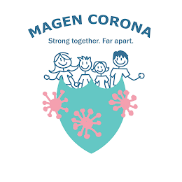 MAGEN CORONASTRONG TOGETHER. FAR APART. logo