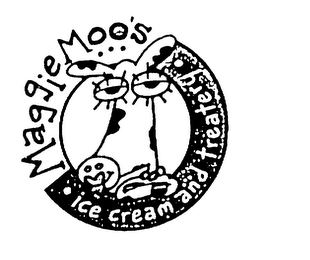 MAGGIEMOO'S ICE CREAM AND TREATERY logo