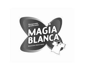 MAGIA BLANCA BLANQUEADOR DESINFECTANTE BLANCO PURO BLANCO SEGURO logo