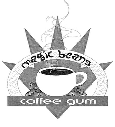 MAGIC BEANS COFFEE GUM logo