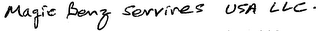 MAGIC BENZ SERVIRES logo