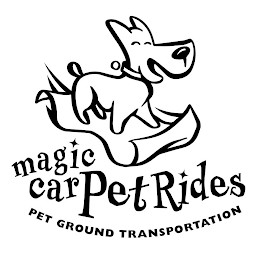 MAGIC CARPET RIDES PET GROUND TRANSPORTATION logo