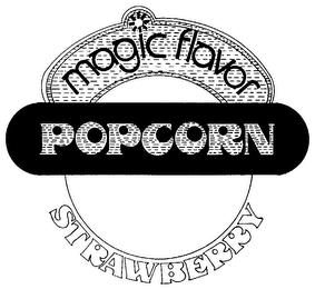 MAGIC FLAVOR POPCORN STRAWBERRY logo