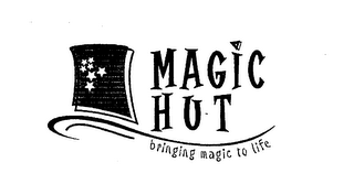 MAGIC HUT BRINGING MAGIC TO LIFE logo