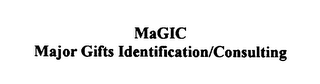 MAGIC MAJOR GIFTS IDENTIFICATION/CONSULTING logo