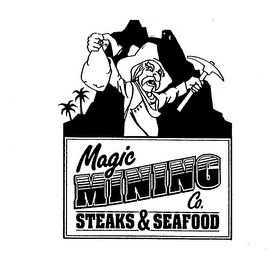 MAGIC MINING CO. STEAKS & SEAFOOD logo