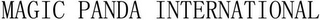 MAGIC PANDA INTERNATIONAL logo