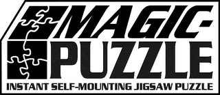 MAGIC PUZZLE INSTANT SELF MOUNTING JIGSAW PUZZLE logo