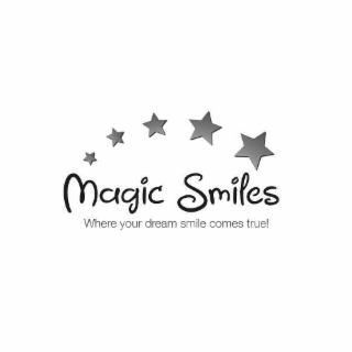 MAGIC SMILES WHERE YOUR DREAM SMILE COMES TRUE! logo