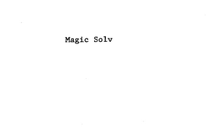 MAGIC SOLV logo