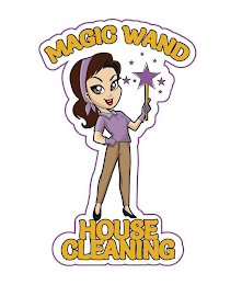MAGIC WAND HOUSE CLEANING logo