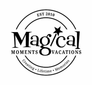 MAGICAL MOMENTS VACATIONS CREATING LIFETIME MEMORIES EST 2010 logo