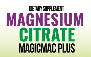 MAGICMAC PLUS MAGNESIUM CITRATE DIETARY SUPPLEMENT logo
