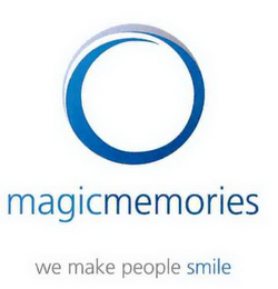 MAGICMEMORIES WE MAKE PEOPLE SMILE logo