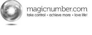 MAGICNUMBER.COM TAKE CONTROL ACHIEVE MORE LOVE LIFE! logo