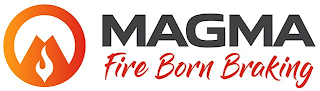 MAGMA FIRE BORN BRAKING logo