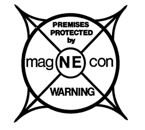 MAGNECON PREMISES PROTECTED BY MAGNECON WARNING logo