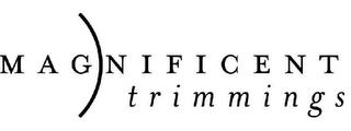 MAGNIFICENT TRIMMINGS logo
