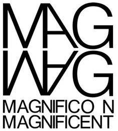 MAGNIFICO N MAGNIFICENT MAG MAG logo