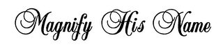 MAGNIFY HIS NAME logo