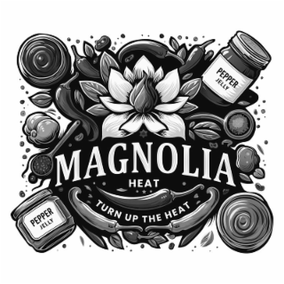 MAGNOLIA HEAT TURN UP THE HEAT PEPPER JELLY logo