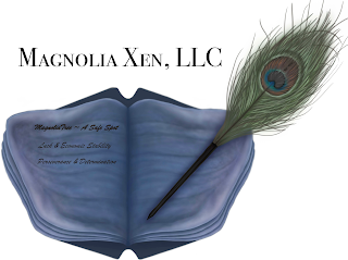 MAGNOLIA XEN, LLC MAGNOLIA TREE ~ A SAFE SPOT LUCK & ECONOMIC STABILITY PERSEVERANCE AND DETERMINATION logo