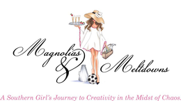MAGNOLIAS & MELTDOWNS A SOUTHERN GIRL'SJOURNEY TO CREATIVITY IN THE MIDST OF CHAOS. logo