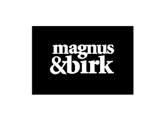 MAGNUS &BIRK logo