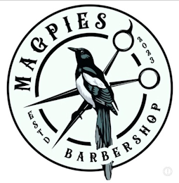MAGPIES BARBERSHOP ESTD 2023 logo