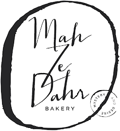 MAH ZE DAHR BAKERY MYSTERY AND DESIRE logo