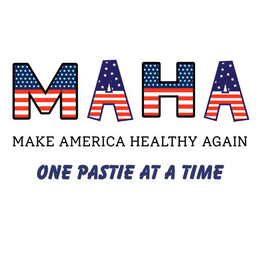 MAHA MAKE AMERICA HEALTHY AGAIN ONE PASTIE AT A TIME logo