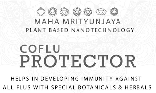 MAHA MRITYUNJAYA PLANT BASED NANOTECHNOLOGY COFLU PROTECTOR HELPS IN DEVELOPING IMMUNITY AGAINST ALL FLUS WITH SPECIAL BOTANICALS & HERBALS logo