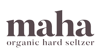 MAHA ORGANIC HARD SELTZER logo