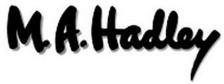 M.A.HADLEY logo