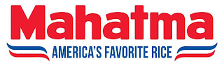 MAHATMA AMERICA'S FAVORITE RICE logo
