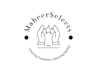 • MAHEERSELECTS • "SOURCING EXCELLENCE, DELIVERING QUALITY" logo