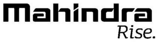 MAHINDRA RISE. logo